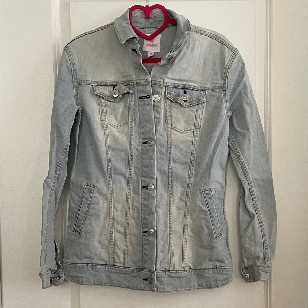 Light Blue Denim Jean Jacket Lularoe New without tags fitted XS
